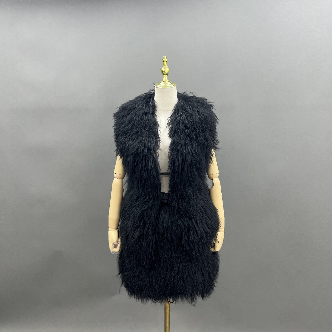 FGM Bespoke Mongolian Halter Top and Skirt Set