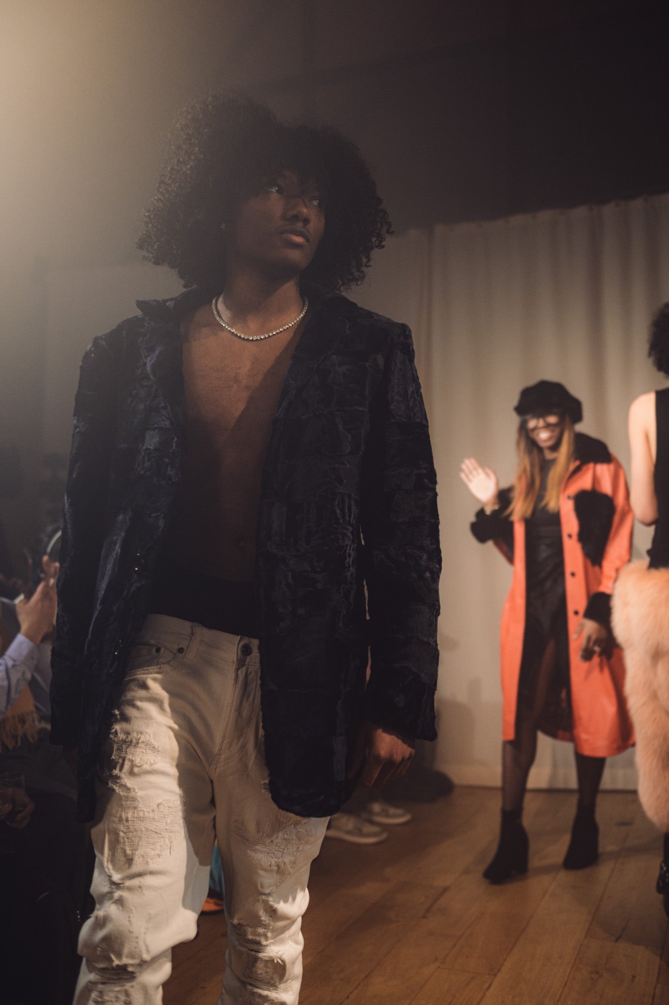 Mens Swakara Blazer- Navy