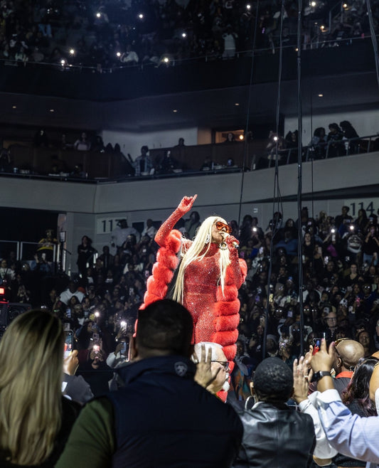 Custom Red Fox Vest (As Worn by Mary J Blige)