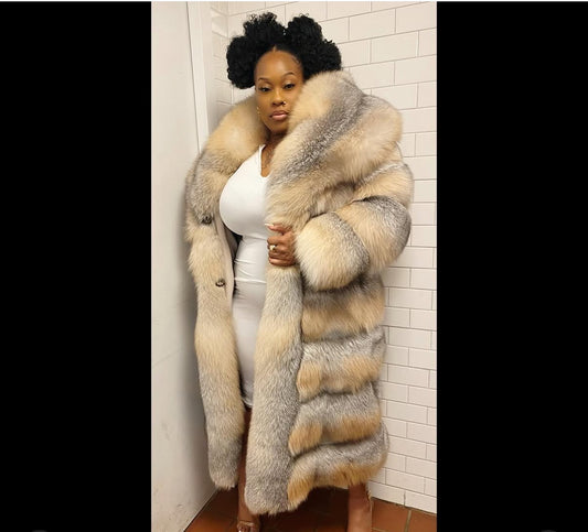 Golden Isle Full Length Fox Coat