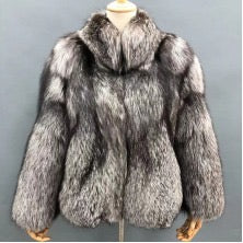 Men’s Coat – Silver Fox Fur (#6) Statement Coat | FGM Bespoke