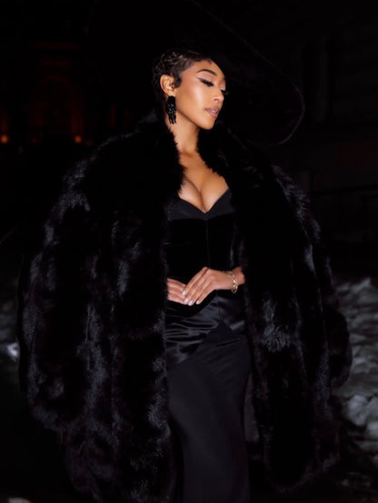 FGM Midnight Noir Fox Stroller Coat