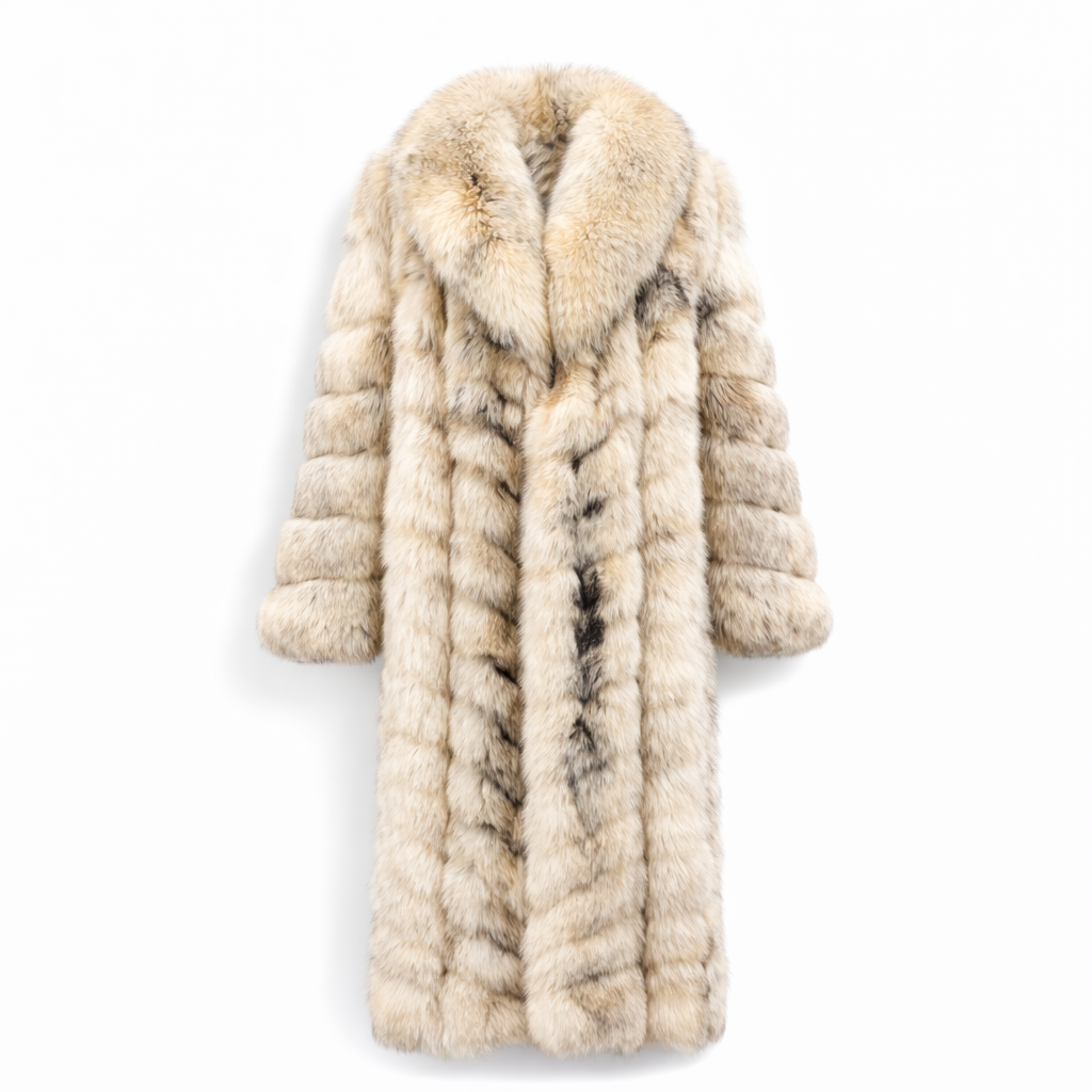 Long Statement Golden Isle Fox Fur Coat | FGM Bespoke