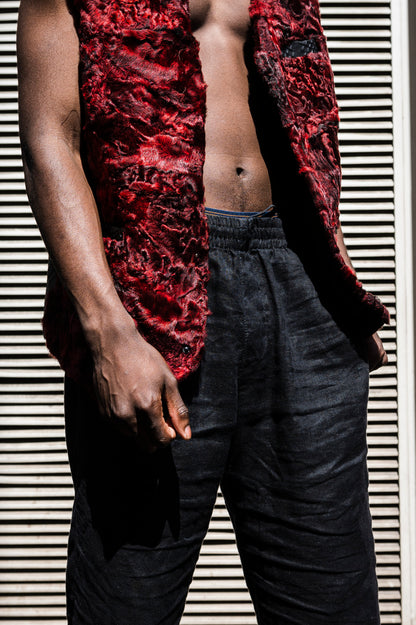 Swakara and pythons Mens tux vest