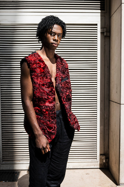 Swakara and pythons Mens tux vest
