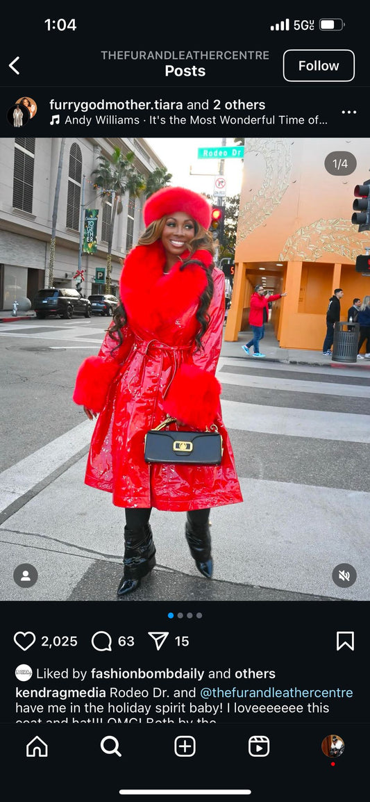 Leather Slicker Trench Coat | FGM Bespoke