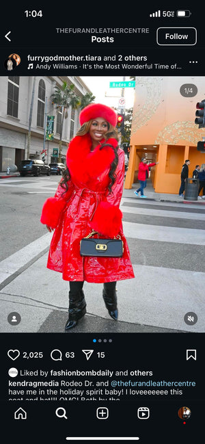 Leather Slicker Trench Coat | FGM Bespoke