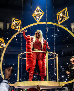 Custom Red Fox Vest (as Worn By Mary J Blige) | FGM Bespoke