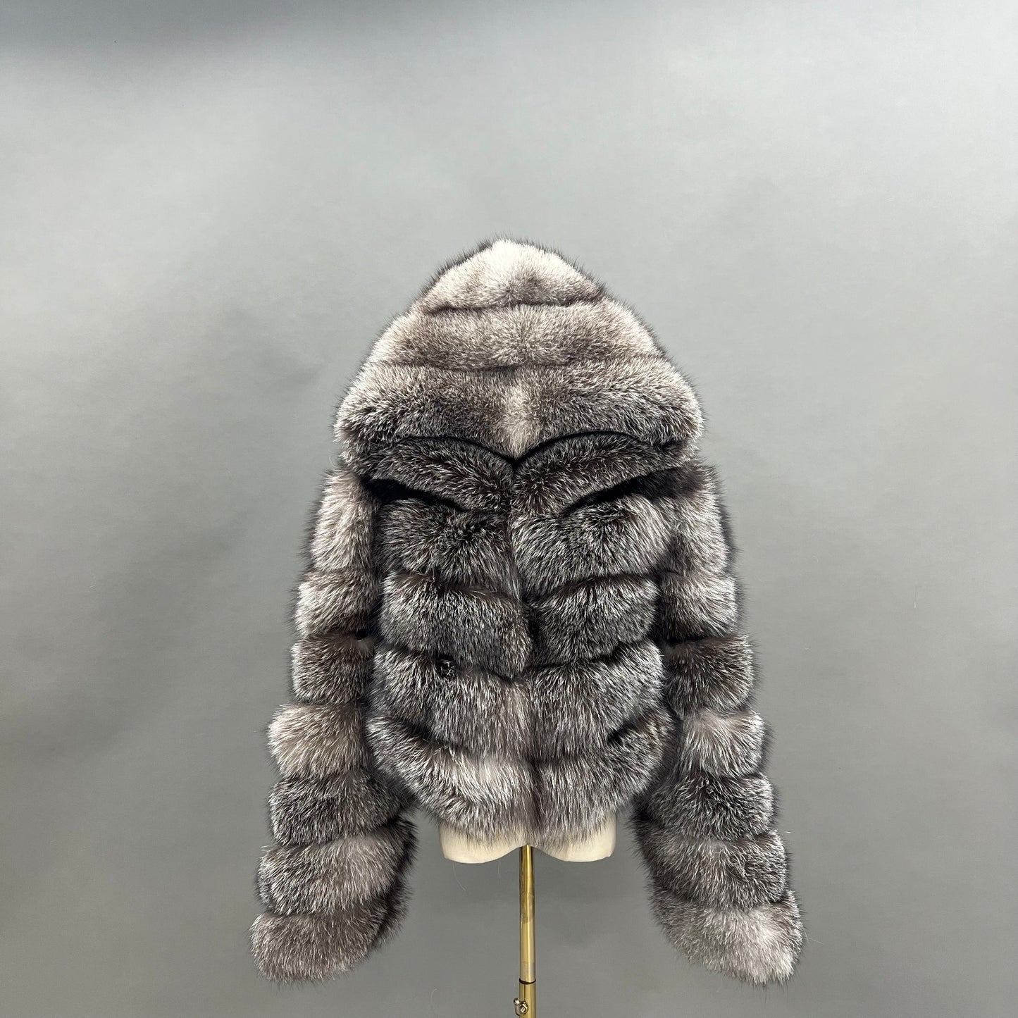 Full-Length Silver Fox Coat – FGM Bespoke